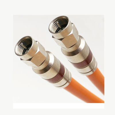 UHF VHF HDTV Antenna Cable with 75 Ohm ETL Weather Boot and Compression Connector
