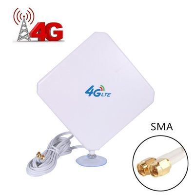 700-2700 MHz Outdoor Wifi 4G Wall Plate Mount Directional Antenna for and RG174 Cable